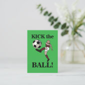 Trainer für Fußball Visitenkarte (Stehend Vorderseite)