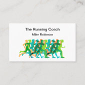 Trainer für Lauf- und Leichtathletik Visitenkarte (Vorderseite)