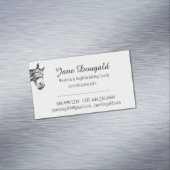 Trainer für Pferdereiten Magnetische Visitenkarte (Beispiel)