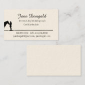 Trainer für Pferdereiten Visitenkarte (Vorne/Hinten)