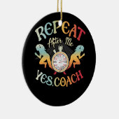 Trainer für Track- und Feldschule wiederholen Keramik Ornament (Rechts)