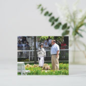 Trainer Gary Sciacca und Taylor Rice Postkarte (Stehend Vorderseite)