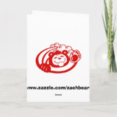 Trainer-Karte des Rugby-#1 Dankeskarte (Rückseite)