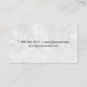 Trainer mit Welpenhund Visitenkarte (Rückseite)