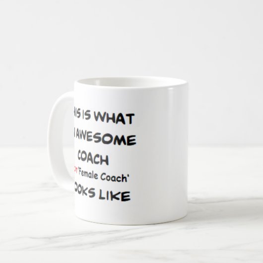 Trainer, nicht weiblich, phantastisch kaffeetasse (Vorderseite Links)