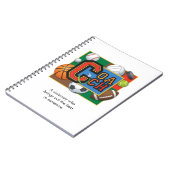 "Trainer-" Notizbuch Notizblock (Linke Seite)