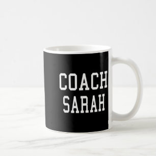 Trainer Sarah Benutzerdefiniertes Fußball-Baseball Kaffeetasse