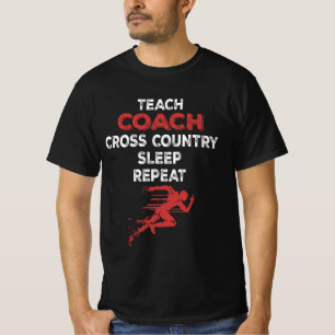 Trainer Sportlehrer Trainer Langlaufloipe T-Shirt