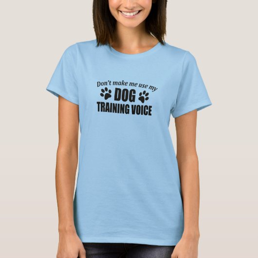 Trainer-T - Shirt der Frauen Hunde (Vorderseite)