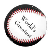 Trainer Vater Freund Bester Vater Nummer eins Baseball (Vorderseite Links)