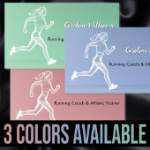 Trainer von White Running Dame für staubige Rose Visitenkarte