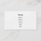 Trainer/Weightlifter Visitenkarte (Rückseite)