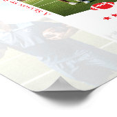 Trainer-Würdigung-Collage-Fußballteam-Unterschrift Poster (Ecke)