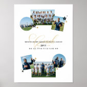 Trainer-Würdigungs-Collage-Mannschaftsunterschrift Poster (Vorne)