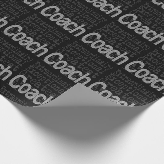 Trainerassistent Geschenkpapier (Ecke)