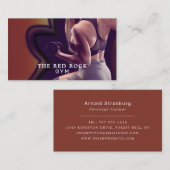 Trainerinnen, Personal Trainer, Fitnesslehrer Visitenkarte (Vorne/Hinten)