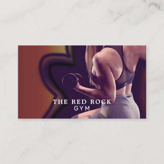 Trainerinnen, Personal Trainer, Fitnesslehrer Visitenkarte (Vorderseite)