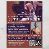 Trainerinnen, Personal Trainer, Gymnastikwerbung Flyer (Vorne)