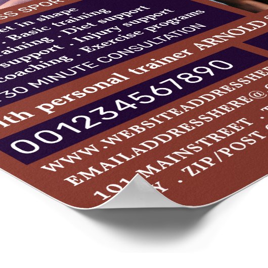 Trainerinnen, Personal Trainer, Gymnastikwerbung Poster (Ecke)