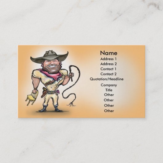 Trainerkarte Visitenkarte (Vorderseite)