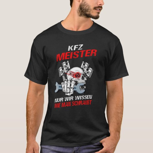 Trainers Car Mechanics Car Master Workshop Ladder T-Shirt (Vorderseite)