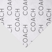 Trainersportteam Colors Moderner Spaß Seidenpapier (Detail)