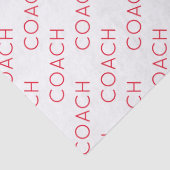 Trainersportteam Colors Moderner Spaß Seidenpapier (Detail)