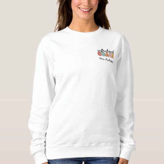 Trainertrainer für Retro Instructional Coach Custo Sweatshirt (Vorderseite)