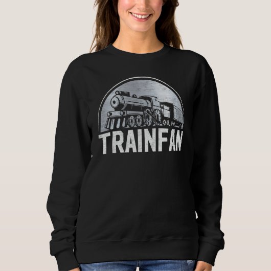 Trainfan Eisenbahn Trainotting Trainotte Sweatshirt (Vorderseite)