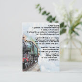 TrainGodson Geem Postkarte (Stehend Vorderseite)
