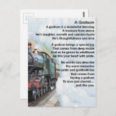 TrainGodson Geem Postkarte (Vorne/Hinten)