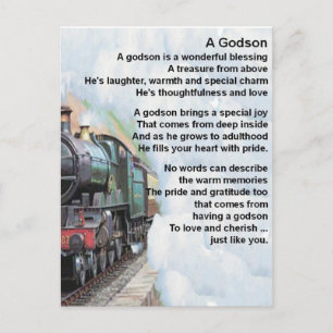 TrainGodson Geem Postkarte