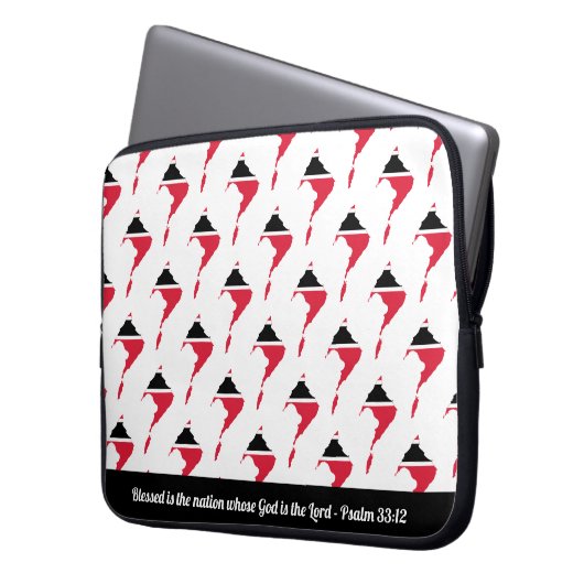 TRAINIDAD & TOBAGO-Notebook mit benutzerdefinierte Laptopschutzhülle (Vorderseite Links)