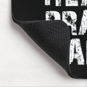 Trainiere hart, bete hart, Christliches Geschenk f Mousepad (Ecke)