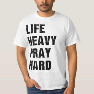Trainiere hart, bete intensiv - Christliches Worko T-Shirt