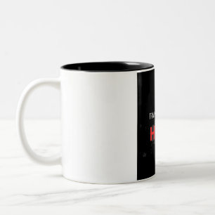 Trainiere Hart Bleib Demütig Kraftdreikampf-Gym-Mo Zweifarbige Tasse