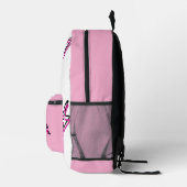 "Trainiere härter" Blitz Bedruckter Rucksack (Rechts)