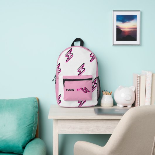 "Trainiere härter" Blitz Bedruckter Rucksack (InSitu)