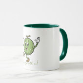 Trainiere mit mir Glückliche Wassermelone Tasse (VorderseiteRechts)