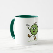 Trainiere mit mir Glückliche Wassermelone Tasse (Vorderseite Links)