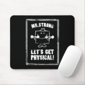 Trainiere mit Mr. Strong Mousepad (Mit Mouse)