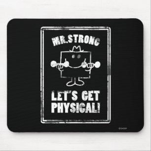 Trainiere mit Mr. Strong Mousepad