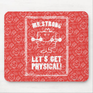 Trainiere mit Mr. Strong Mousepad