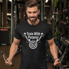 Trainiere mit Ziel – Motivierendes Fitness-T-Shirt T-Shirt