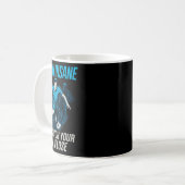 Trainiere Verrückt Oder Sieh Deiner Mannschaft Bei Kaffeetasse (Vorderseite Links)