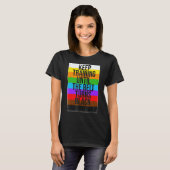 Trainiere weiter, bis der Gürtel schwarz wird Kara T-Shirt (Vorne ganz)