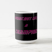 "Trainiere" wie ein Champion-Serie Kaffeetasse (Mittel)