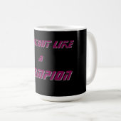 "Trainiere" wie ein Champion-Serie Kaffeetasse (VorderseiteRechts)
