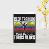 Training behalten, bis der Gürtel schwarz wird - K Karte (Gelbe Blume)