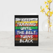 Training behalten, bis der Gürtel schwarz wird. Karte (Gelbe Blume)